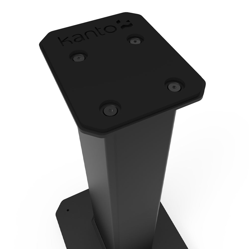 Speaker Accessories: Kanto SX30 30" Tall Fillable Speaker Stands with Isolation Feet - Pair, Black