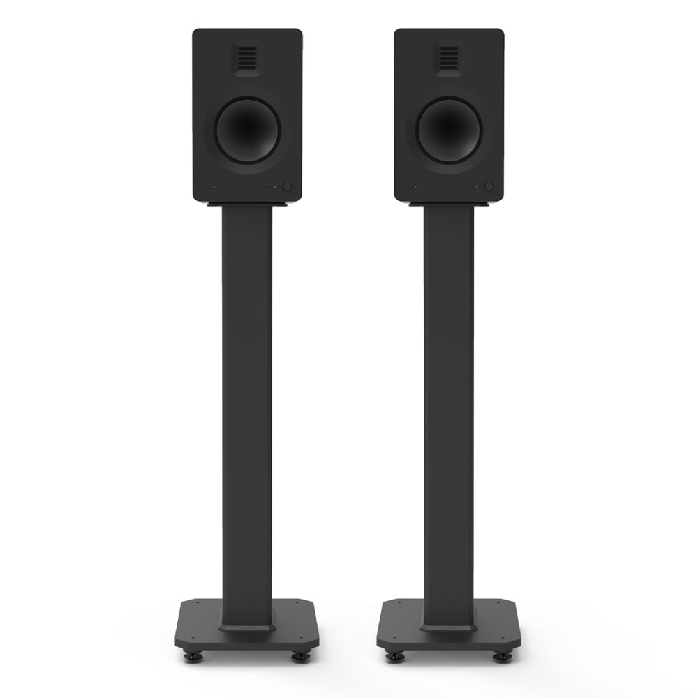 Speaker Accessories: Kanto SX30 30" Tall Fillable Speaker Stands with Isolation Feet - Pair, Black