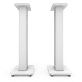 Speaker Accessories: Kanto SX30W 30" Tall Fillable Speaker Stands with Isolation Feet - Pair, White