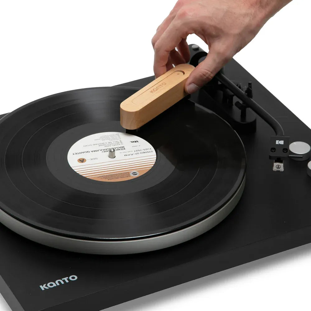 Kanto TT-SB 2-in-1 Carbon Fiber Record and Stylus Cleaning Brush