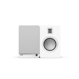 Bluetooth Speakers: Kanto TUK 260W Powered Bookshelf Speakers with Headphone Out, USB Input, Dedicated Phono Pre-amp, Bluetooth - Pair, Matte White