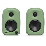 Audio Speakers: Kanto UKI 100W Desktop Speakers with Bluetooth, USB-C, Headphone out, Sage (Matte Green), Pair