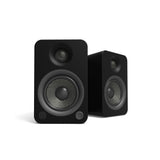Bluetooth Speakers: Kanto YU4 140W Powered Bookshelf Speakers with Bluetooth and Phono Preamp - Pair, Matte Black