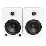Bluetooth Speakers: Kanto YU6 200W Powered Bookshelf Speakers with Bluetooth and Phono Preamp - Pair, Matte White