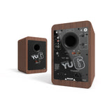 Bluetooth Speakers: Kanto YU6 200W Powered Bookshelf Speakers with Bluetooth and Phono Preamp - Pair, Walnut