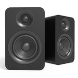 Bluetooth Speakers: Kanto YU Passive 4" Speakers with 1" Silk Dome Tweeter and 4" Kevlar Woofer - Black, Pair