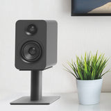 Bluetooth Speakers: Kanto YU Passive 4" Speakers with 1" Silk Dome Tweeter and 4" Kevlar Woofer - Black, Pair