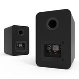 Bluetooth Speakers: Kanto YU Passive 4" Speakers with 1" Silk Dome Tweeter and 4" Kevlar Woofer - Black, Pair