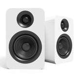 Bluetooth Speakers: Kanto YU Passive 4" Speakers with 1" Silk Dome Tweeter and 4" Kevlar Woofer - White, Pair