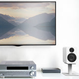 Bluetooth Speakers: Kanto YU Passive 4" Speakers with 1" Silk Dome Tweeter and 4" Kevlar Woofer - White, Pair