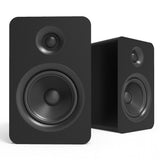 Bluetooth Speakers: Kanto YU Passive 5.25" Speakers with 1" Silk Dome Tweeter and 5.25" Kevlar Woofer - Black, Pair