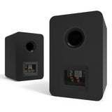 Bluetooth Speakers: Kanto YU Passive 5.25" Speakers with 1" Silk Dome Tweeter and 5.25" Kevlar Woofer - Black, Pair