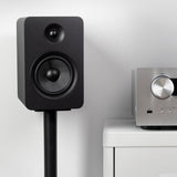 Bluetooth Speakers: Kanto YU Passive 5.25" Speakers with 1" Silk Dome Tweeter and 5.25" Kevlar Woofer - Black, Pair