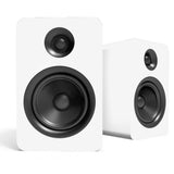 Bluetooth Speakers: Kanto YU Passive 5.25" Speakers with 1" Silk Dome Tweeter and 5.25" Kevlar Woofer - White, Pair