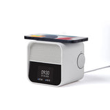 Clocks: Lexon Oslo Dab & Fm Alarm Clock Radio / Bluetooth Speaker / Wireless Charger - White