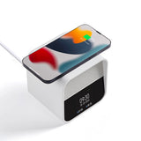 Clocks: Lexon Oslo Dab & Fm Alarm Clock Radio / Bluetooth Speaker / Wireless Charger - White