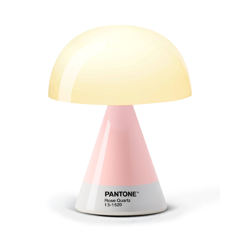 Table Lamps: Lexon GIFT Set PANTONE - Includes Mino+ Mini Speaker, Flip Classic Clock, Mina M Lamp, Thykho 3  Speaker - Rose Pink