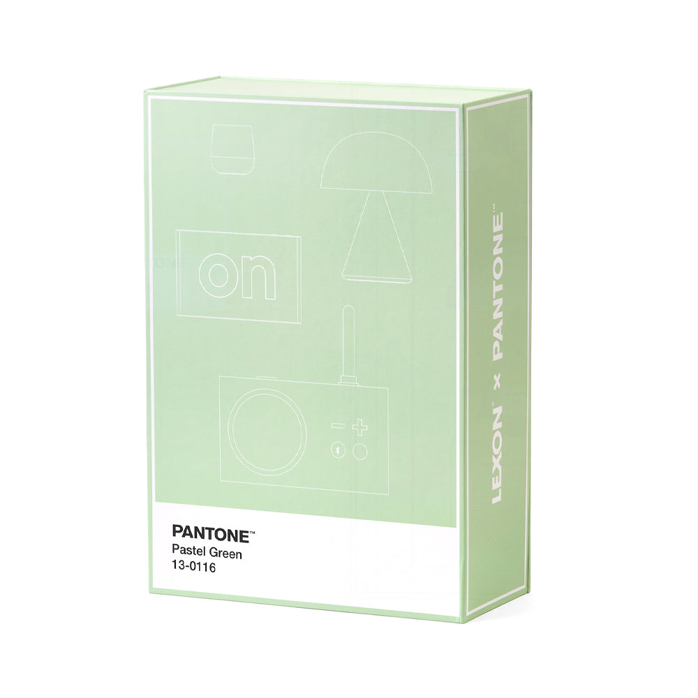 Table Lamps: Lexon GIFT Set PANTONE - Includes Mino+ Mini Speaker, Flip Classic Clock, Mina M Lamp, Thykho 3  Speaker - Green