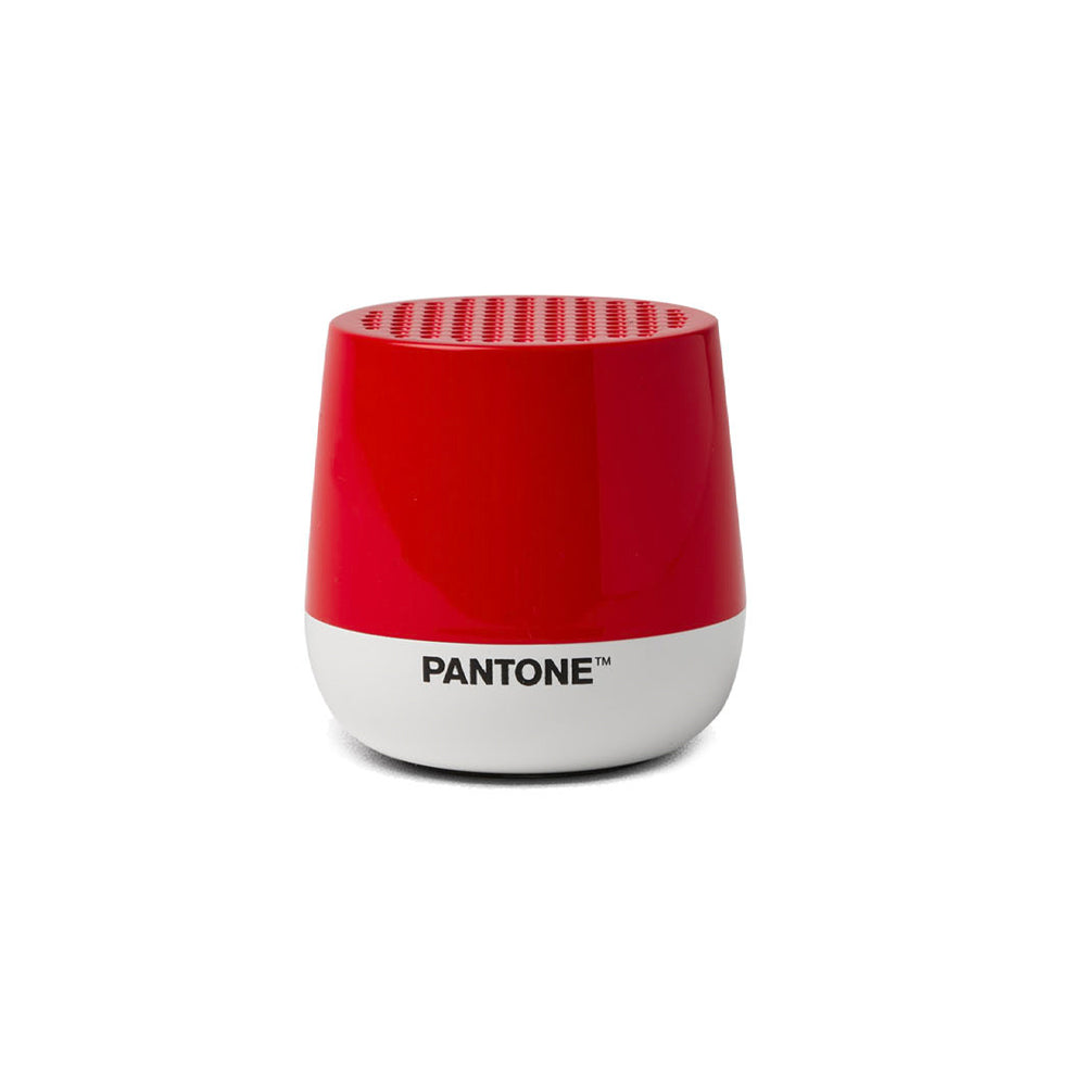 Table Lamps: Lexon GIFT Set PANTONE - Includes Mino+ Mini Speaker, Flip Classic Clock, Mina M Lamp, Thykho 3  Speaker - 2035 Red