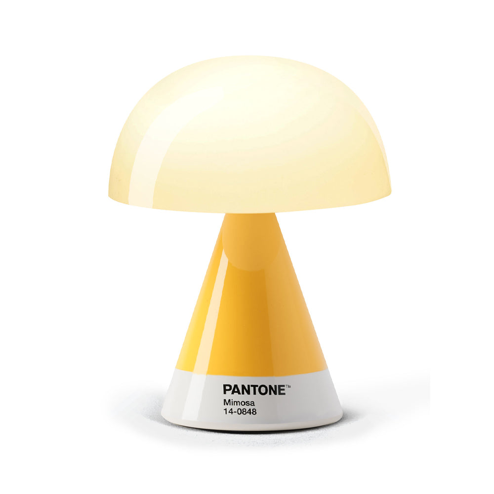 Table Lamps: Lexon GIFT Set PANTONE - Includes Mino+ Mini Speaker, Flip Classic Clock, Mina M Lamp, Thykho 3  Speaker - Yellow