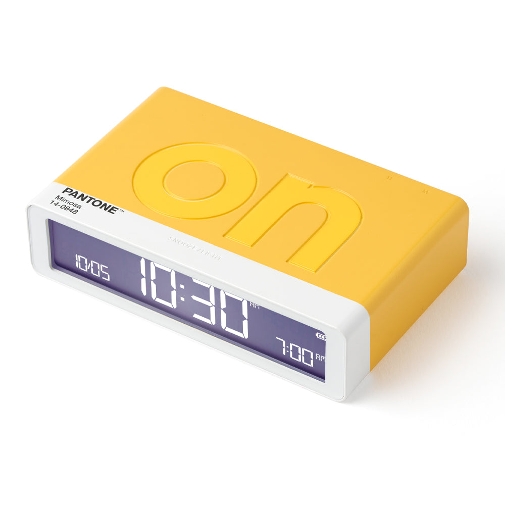 Table Lamps: Lexon GIFT Set PANTONE - Includes Mino+ Mini Speaker, Flip Classic Clock, Mina M Lamp, Thykho 3  Speaker - Yellow