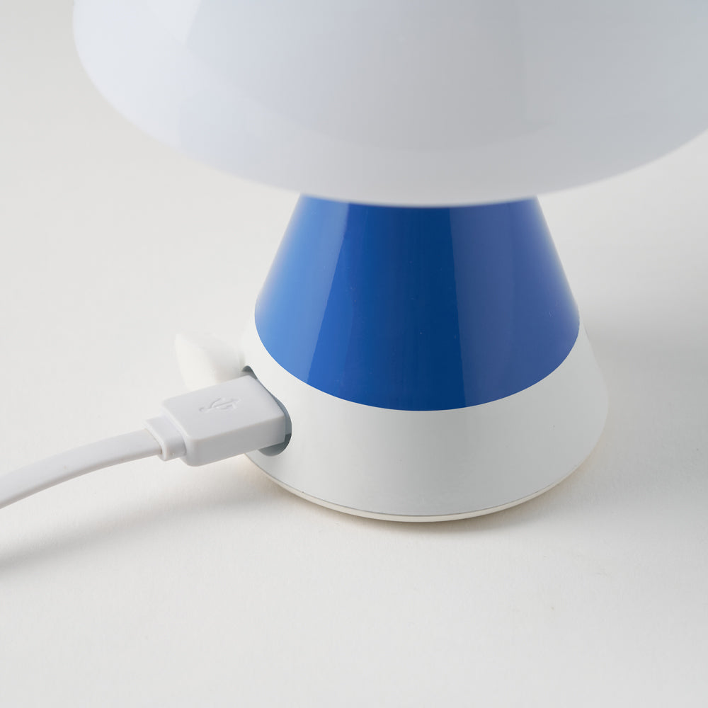 Table Lamps: Lexon Mina M Medium Portable Led Lamp PANTONE - Classic Blue