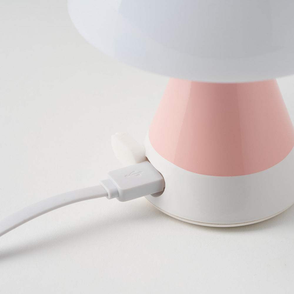 Table Lamps: Lexon Mina M Medium Portable Led Lamp PANTONE - Rose Pink