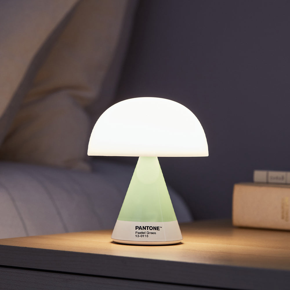 Table Lamps: Lexon Mina M Medium Portable Led Lamp PANTONE - Green