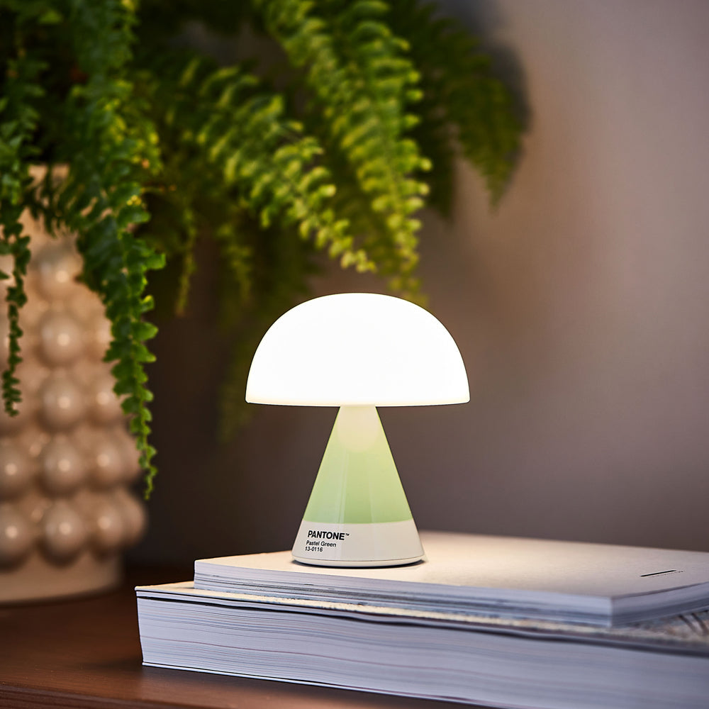 Table Lamps: Lexon Mina M Medium Portable Led Lamp PANTONE - Green