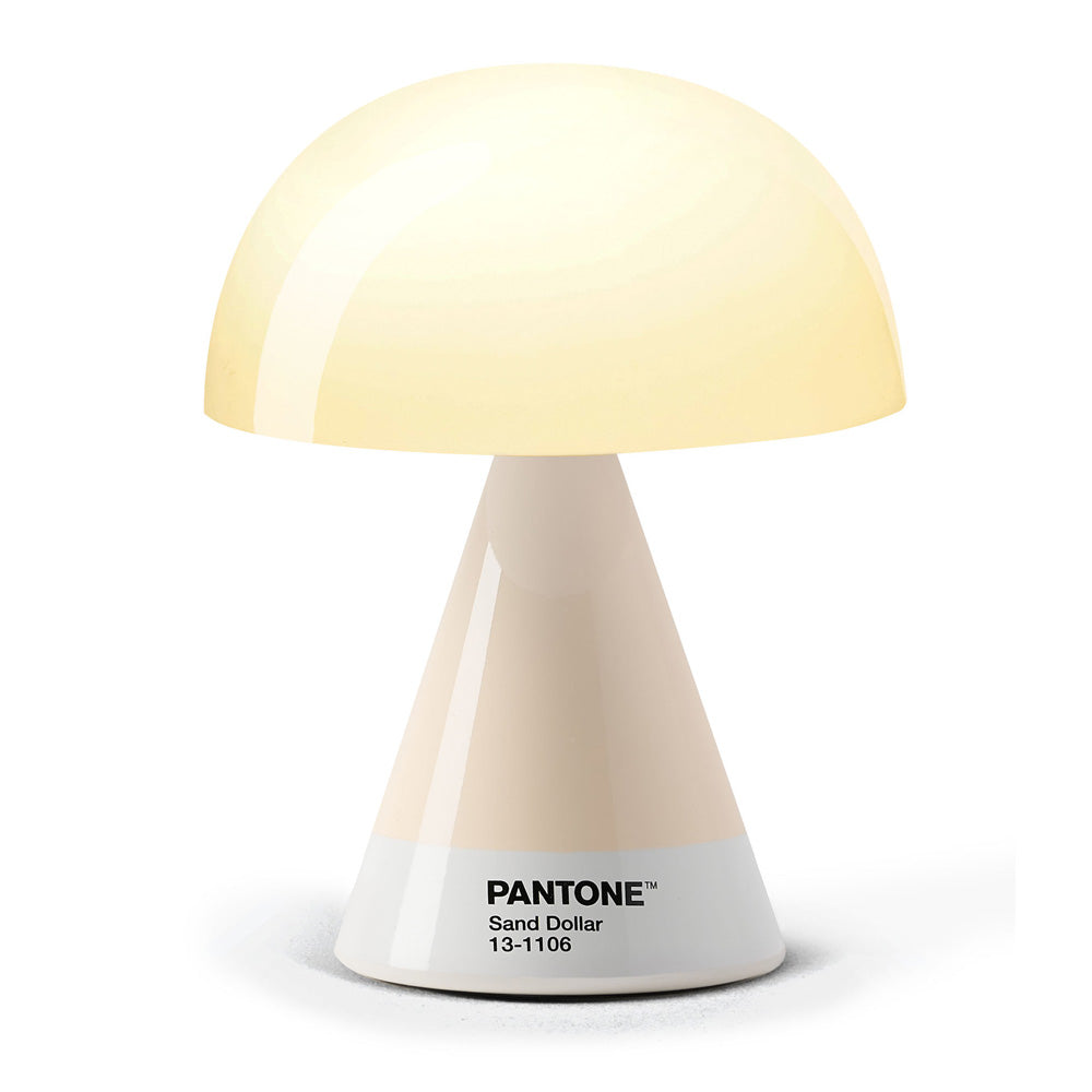 Table Lamps: Lexon Mina M Medium Portable Led Lamp PANTONE - Sand