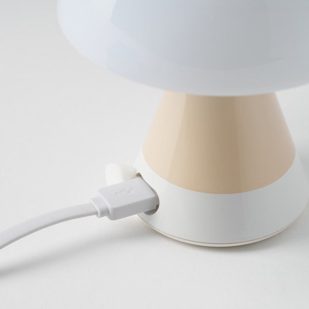 Table Lamps: Lexon Mina M Medium Portable Led Lamp PANTONE - Sand