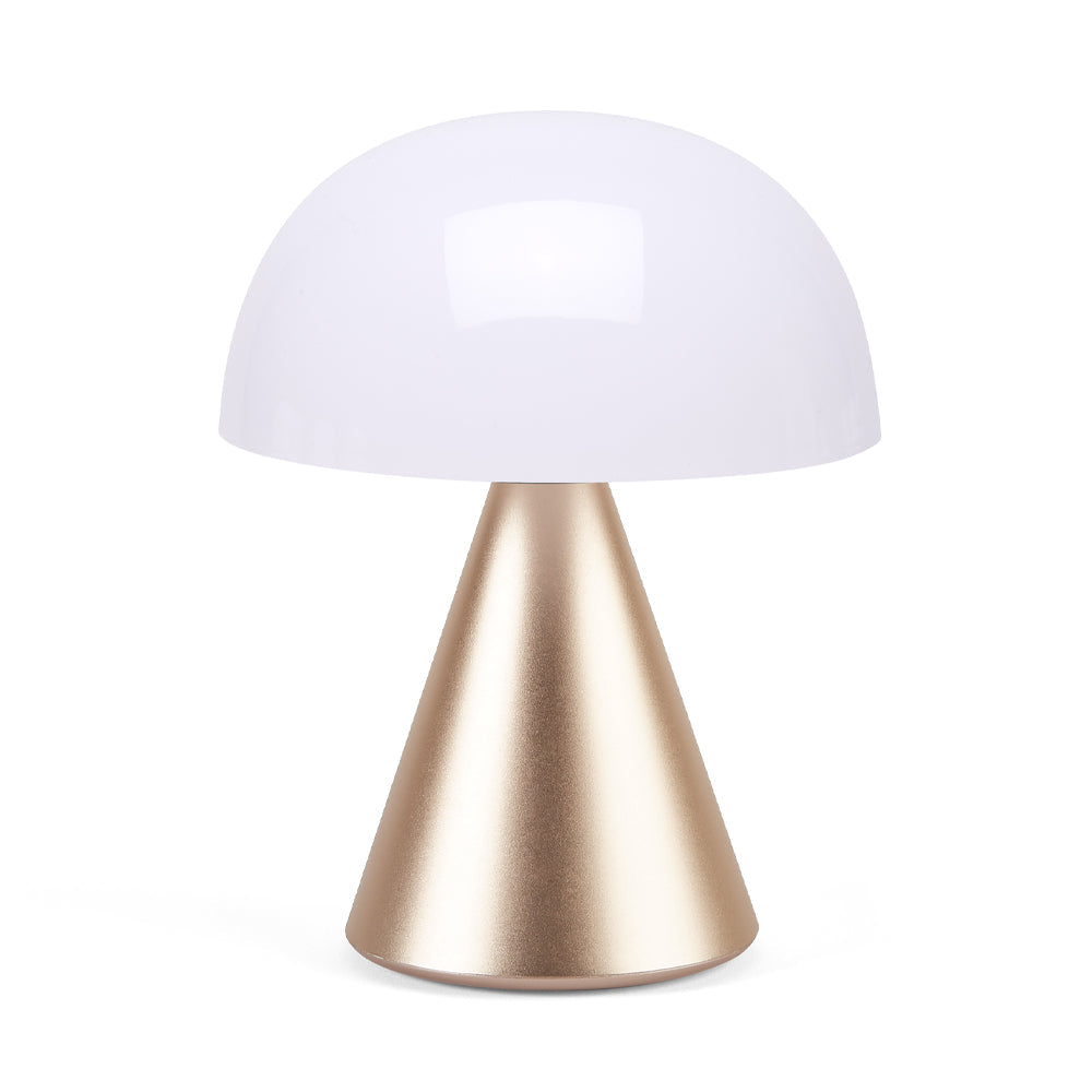 Table Lamps: Lexon Mina L Large Portable Led Lamp - Gold