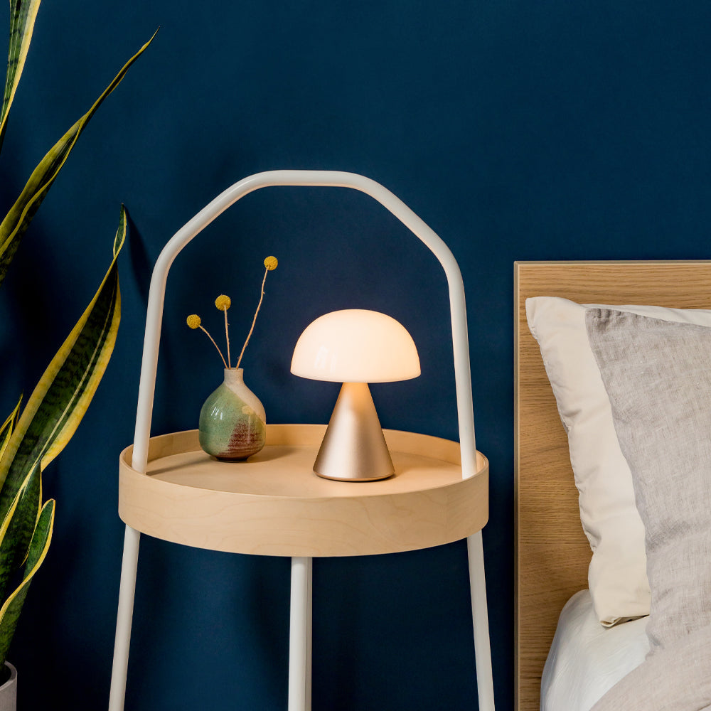Table Lamps: Lexon Mina L Large Portable Led Lamp - Gold