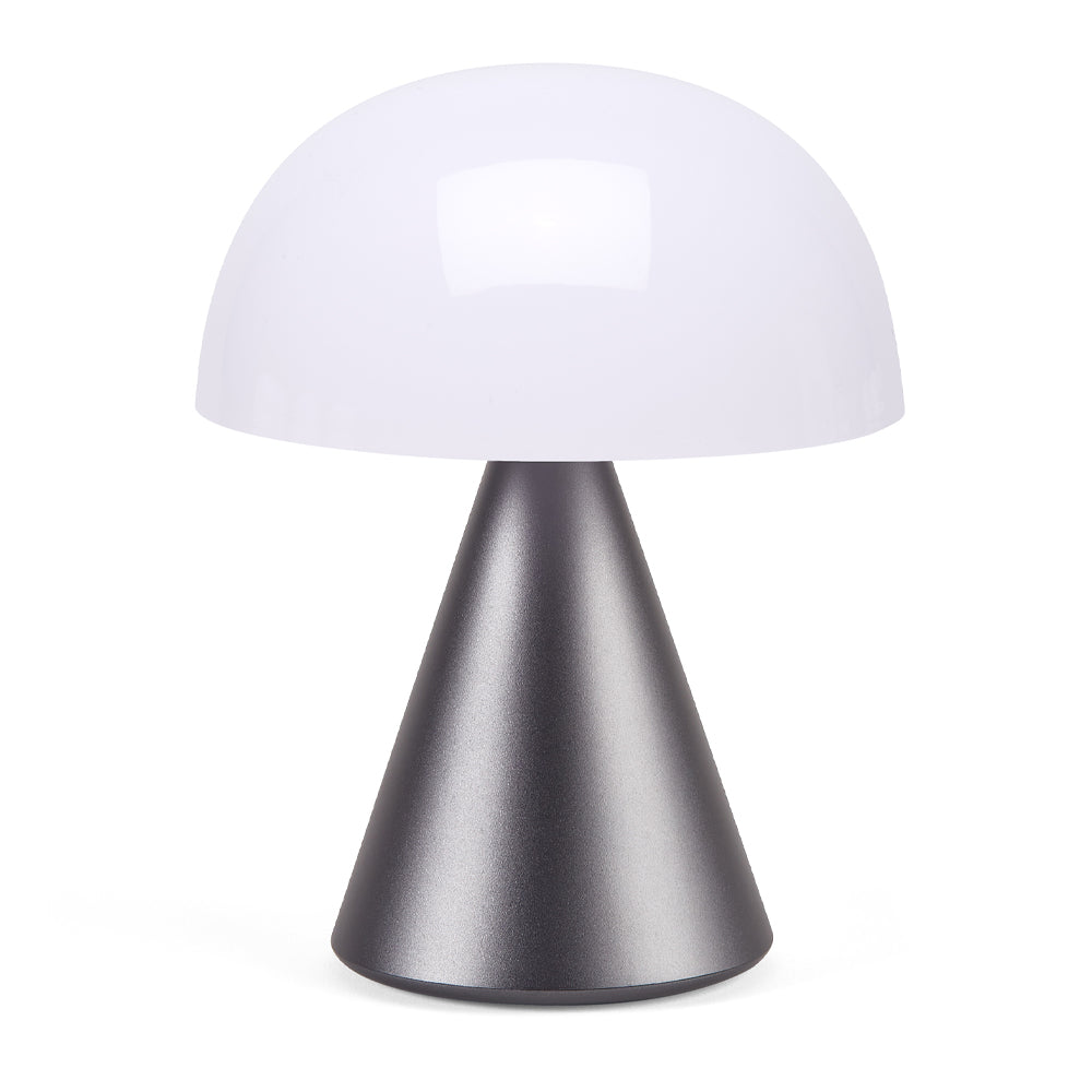 Table Lamps: Lexon Mina L Large Portable Led Lamp - Gunmetal