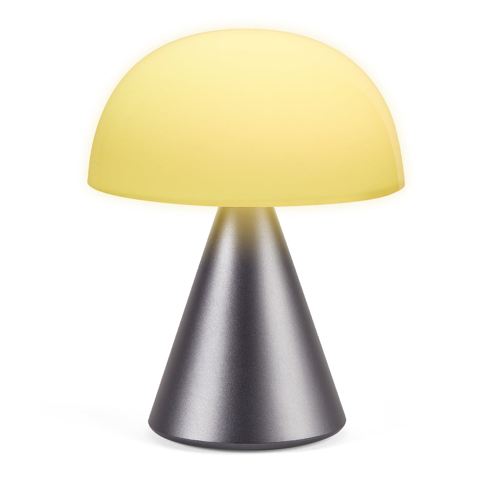 Table Lamps: Lexon Mina L Large Portable Led Lamp - Gunmetal
