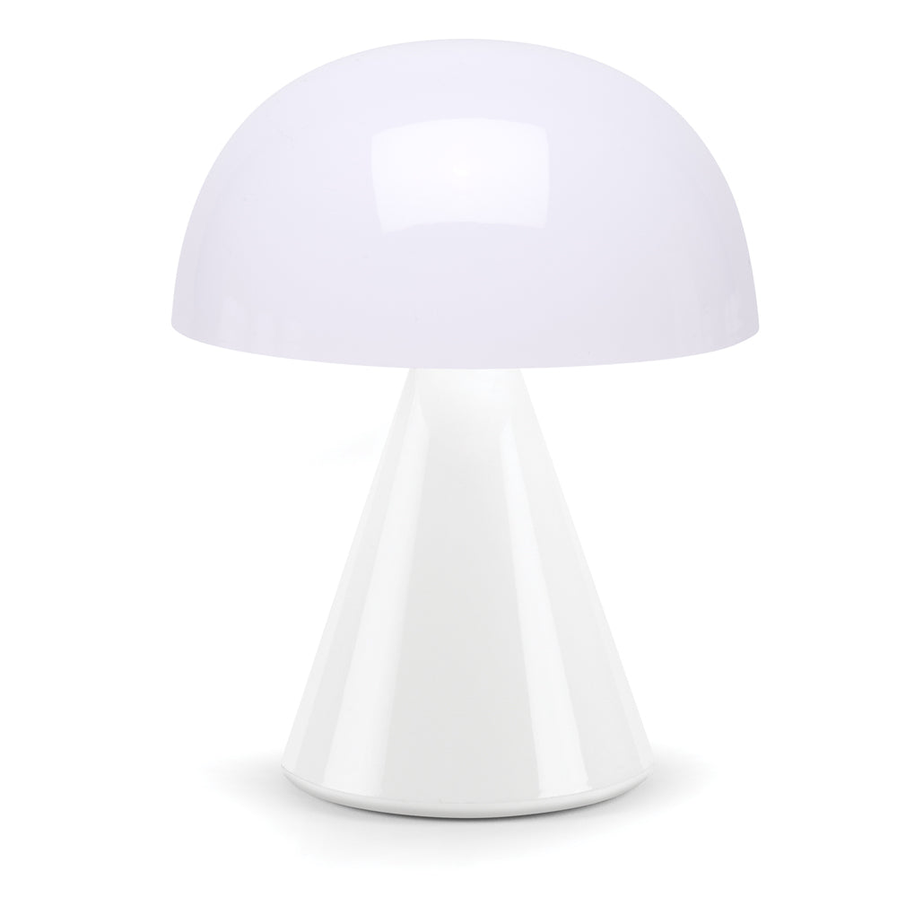 Table Lamps: Lexon Mina L Large Portable Led Lamp - White