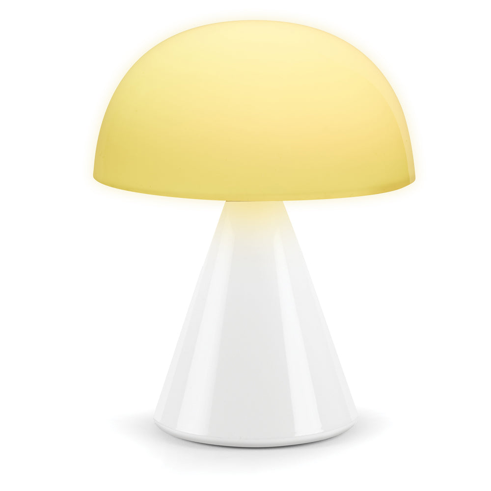 Table Lamps: Lexon Mina L Large Portable Led Lamp - White