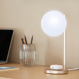 Table Lamps: Lexon Bubble Desk Lamp With Built-In Wireless Charger - Gold
