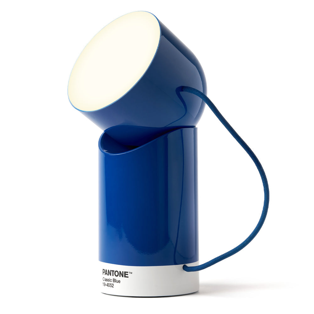 Table Lamps: Lexon Orbe Portable Led Lamp With Moving Head PANTONE - Classic Blue