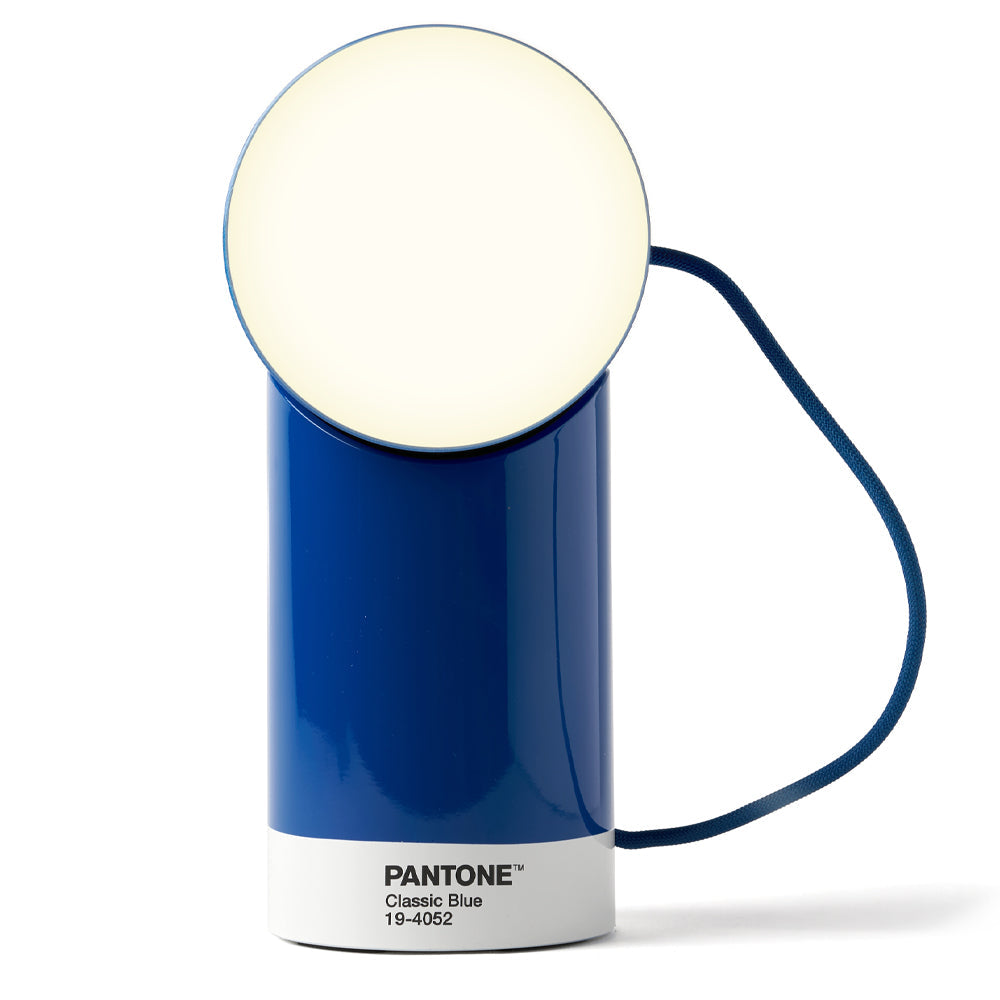Table Lamps: Lexon Orbe Portable Led Lamp With Moving Head PANTONE - Classic Blue