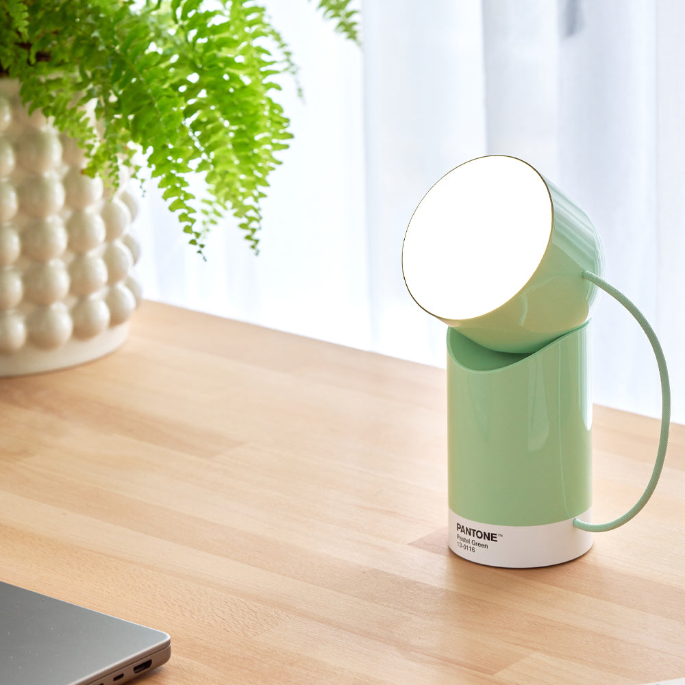 Table Lamps: Lexon Orbe Portable Led Lamp With Moving Head PANTONE - Green