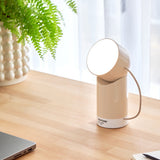 Table Lamps: Lexon Orbe Portable Led Lamp With Moving Head PANTONE - Sand
