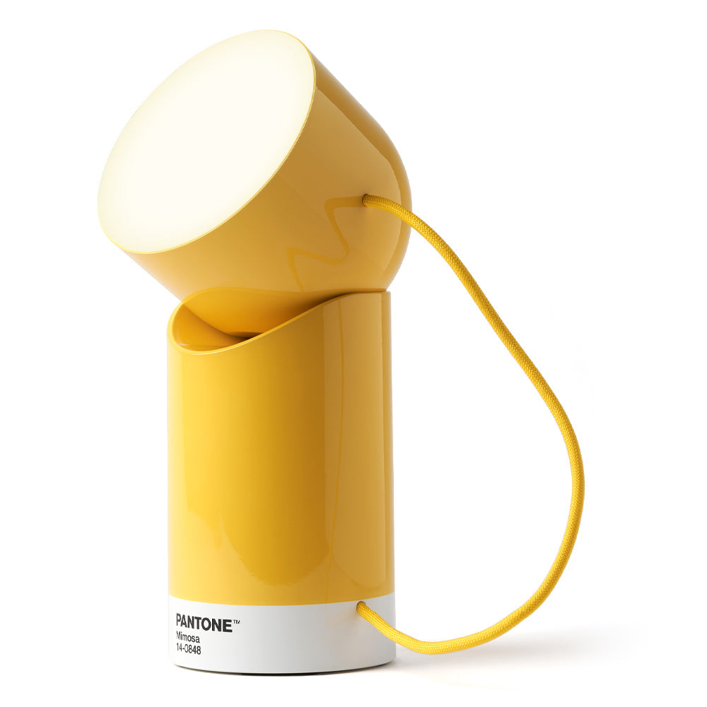 Table Lamps: Lexon Orbe Portable Led Lamp With Moving Head PANTONE - Yellow