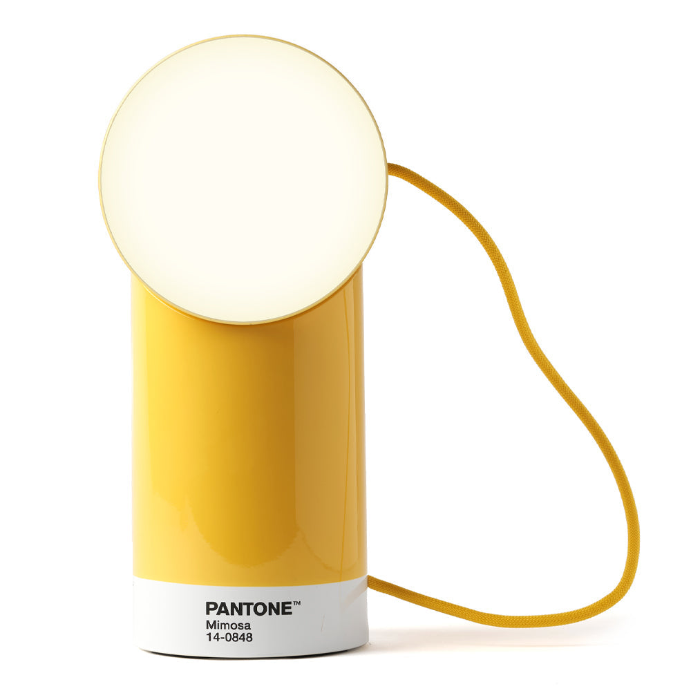 Table Lamps: Lexon Orbe Portable Led Lamp With Moving Head PANTONE - Yellow