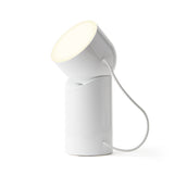 Table Lamps: Lexon Orbe Portable Led Lamp With Moving Head - White