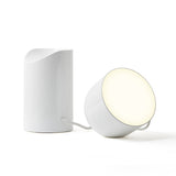 Table Lamps: Lexon Orbe Portable Led Lamp With Moving Head - White