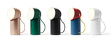 Table Lamps: Lexon Orbe Portable Led Lamp With Moving Head - White
