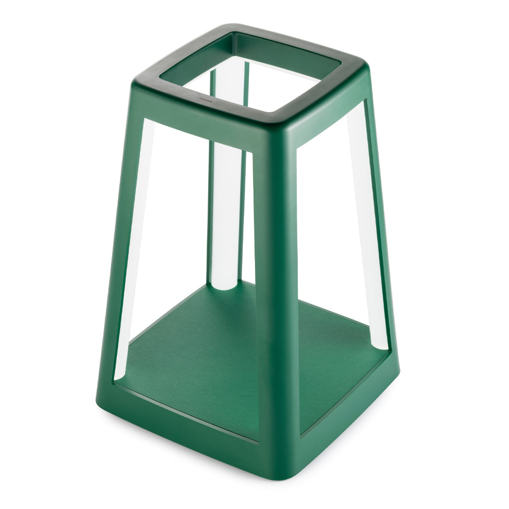 Table Lamps: Lexon Lantern Portable Lamp With Built-In Wireless Charger - Green