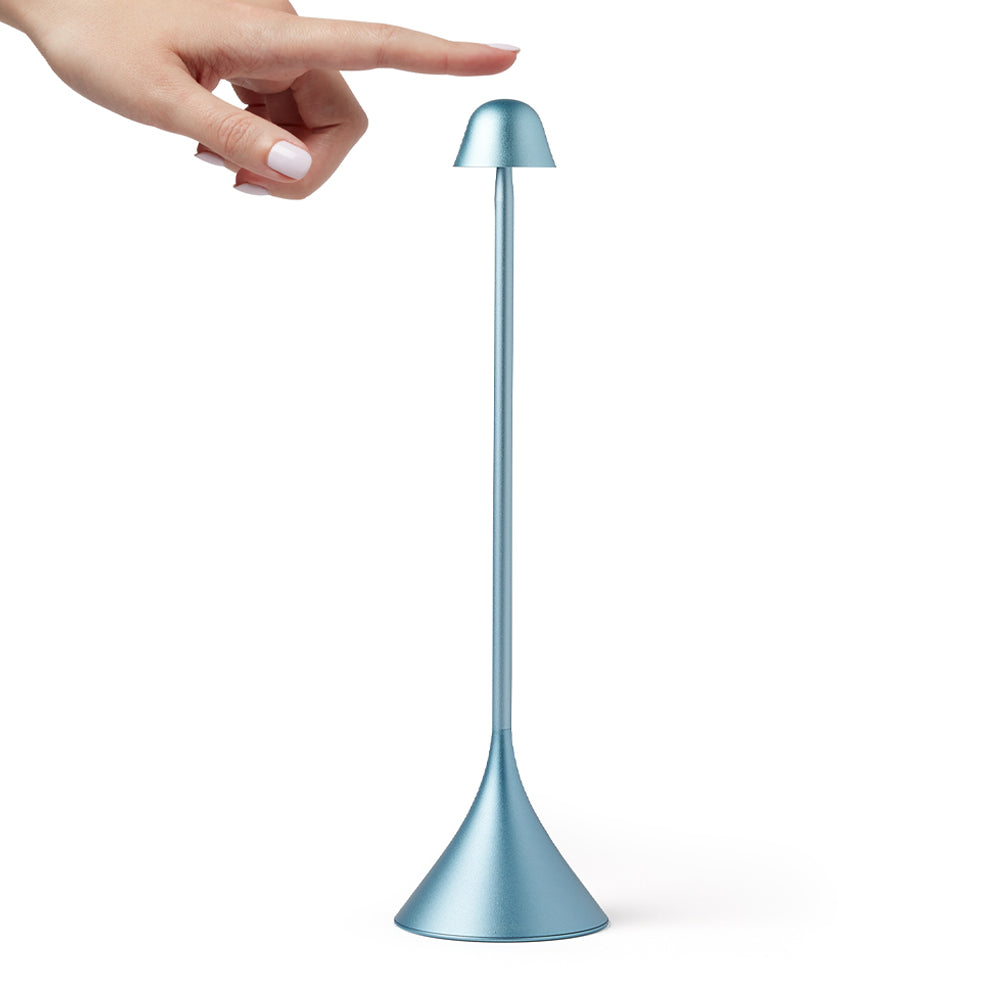 Table Lamps: Lexon Steli Bell Infinitely Pairable Table Lamp - Blue
