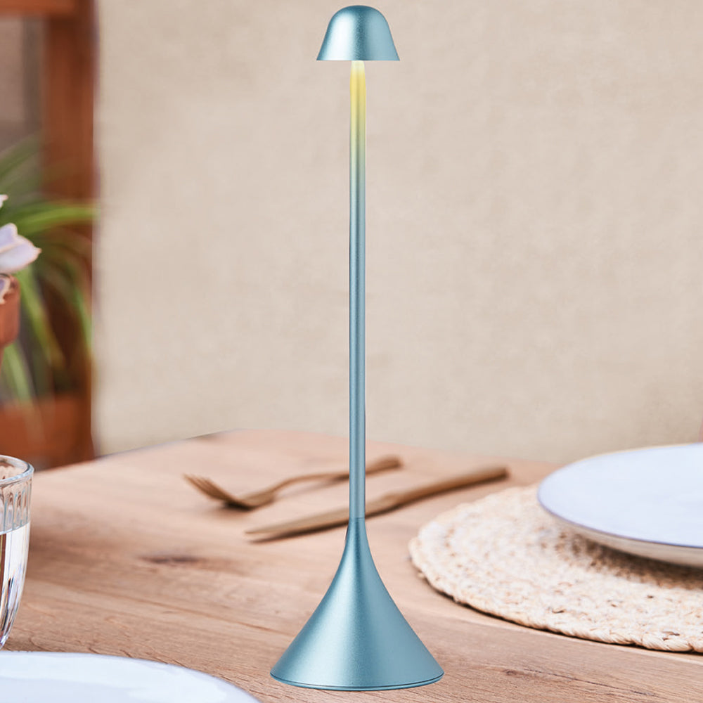 Table Lamps: Lexon Steli Bell Infinitely Pairable Table Lamp - Blue